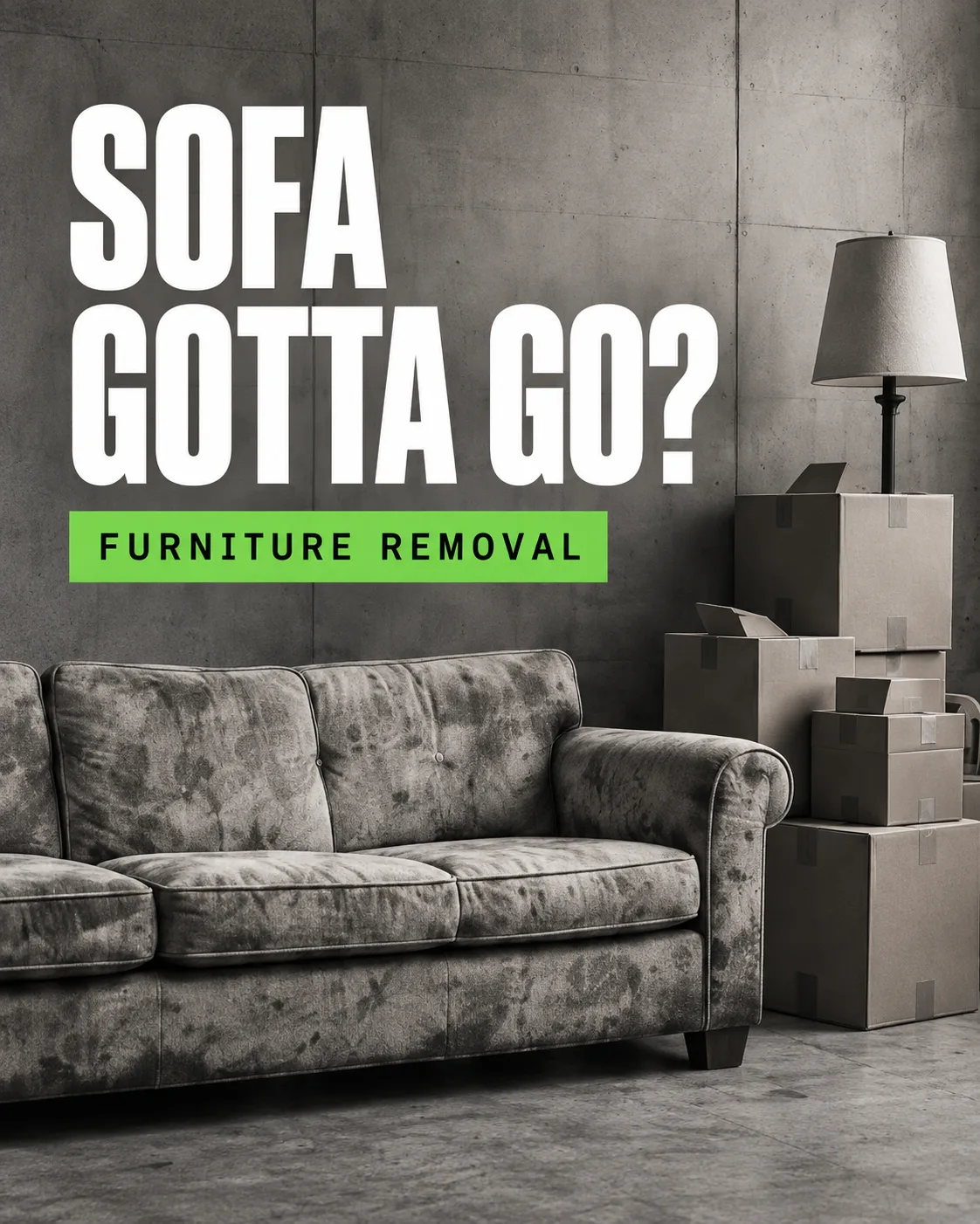Sofa pickup in Queens